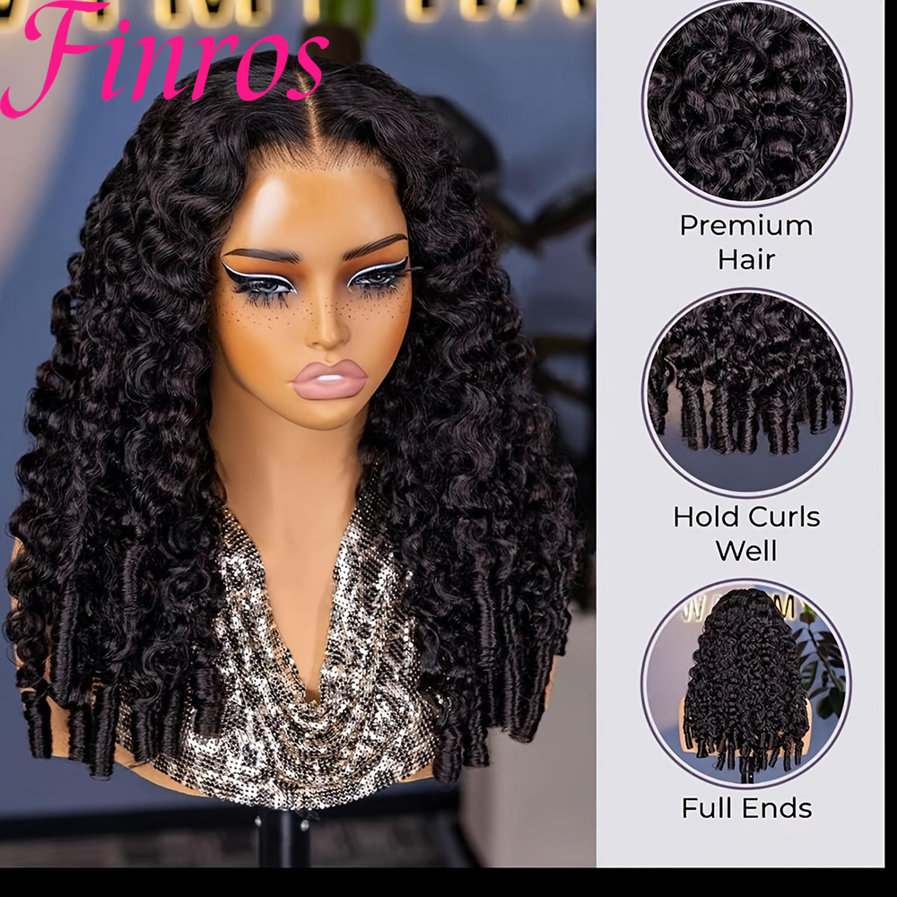 Lace Front Wig - Burmese Curly Wigs Human Hair 13x6