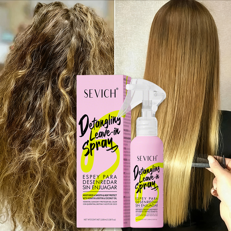Hair Care Essence Oil Spray - Keratin Hair Mask Fast Repair Damaged