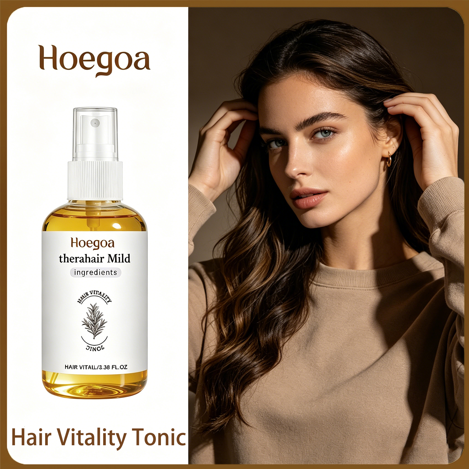 Hair Care Tonic - HOEGOA 100ml Hair Vitality Tonic Nourishes