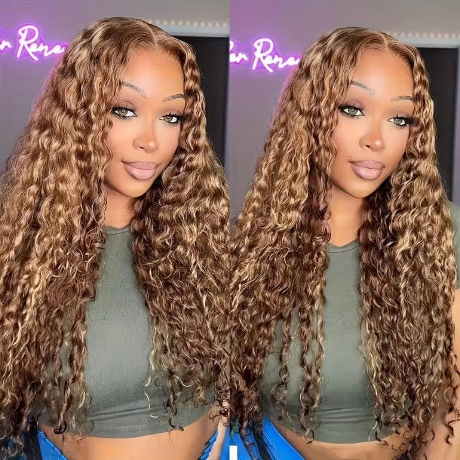 427 Highlight Ombre Wig Human  - Lace Front Wig reseña y precio