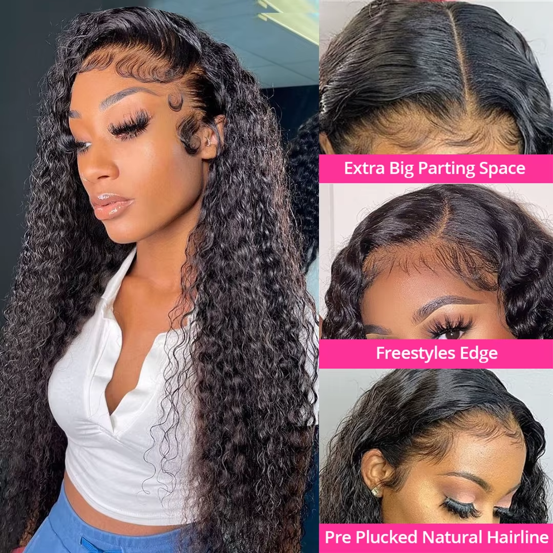 30 36 Inch Loose Deep Wave Hum - Lace Front Wig reseña y precio