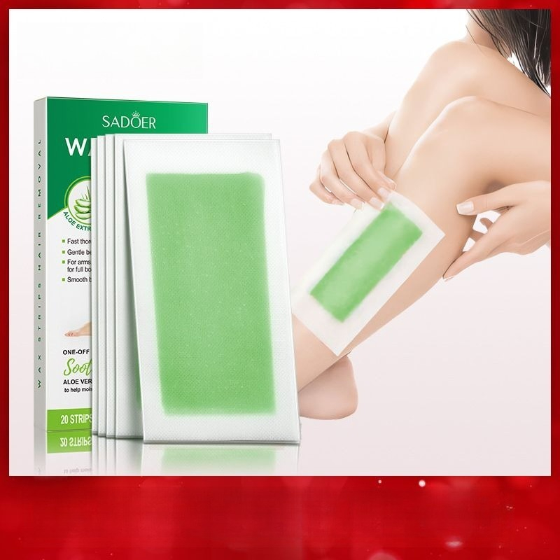 Waxing Paper Strip Aloe Vera D - Hair Care With Aloe Vera reseña y precio