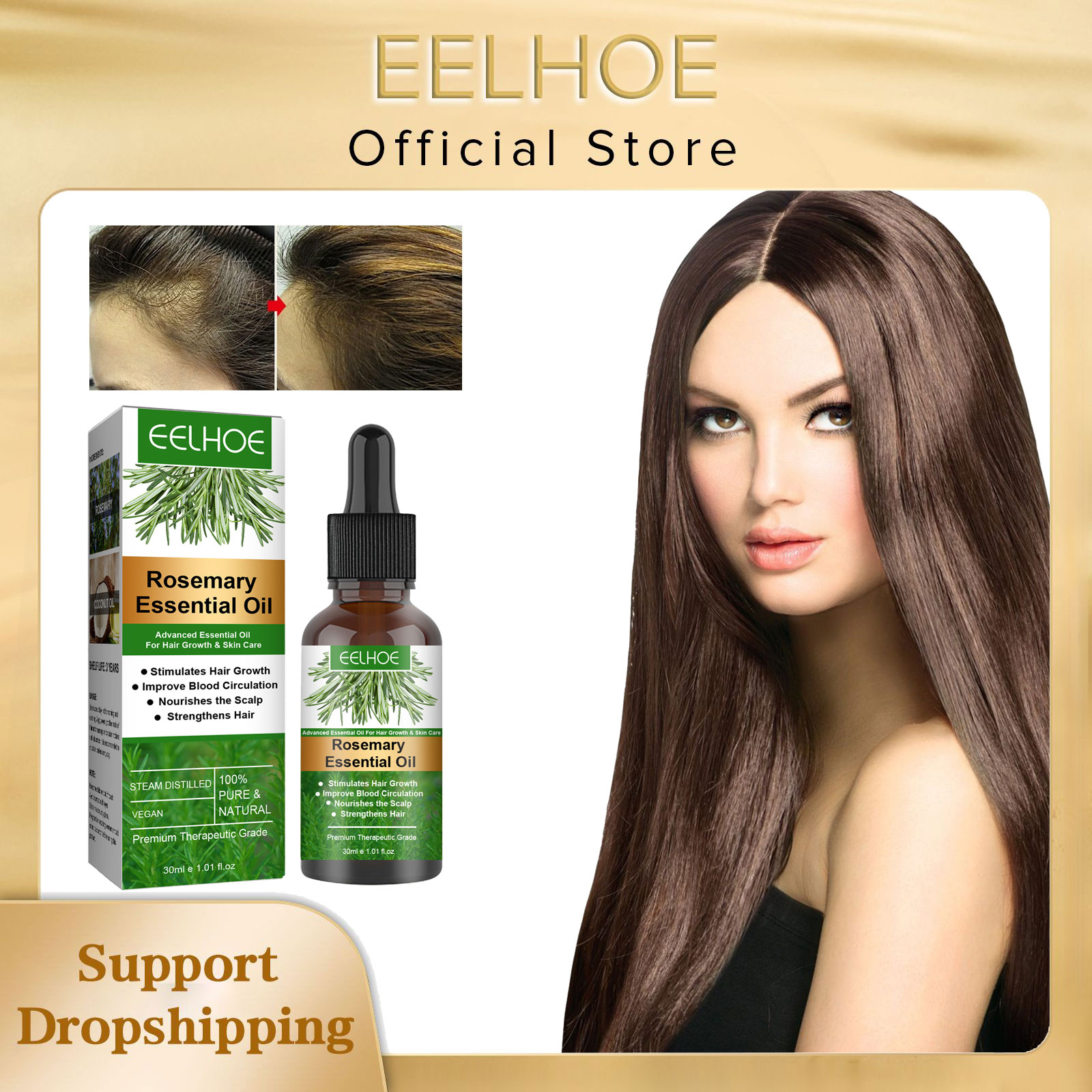 Eelhoe Rosemary Essential Oil  - Hair Care Tonic reseña y precio