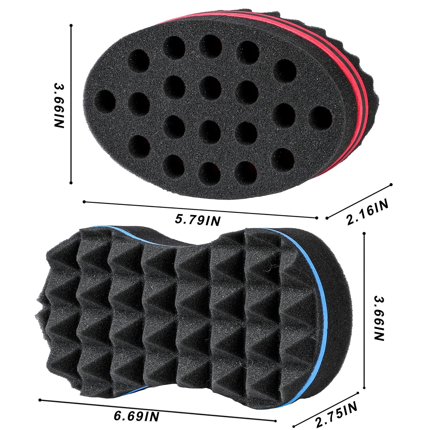 1Pcs Oval Double Sides Magic T - Twist Sponge Coil reseña y precio