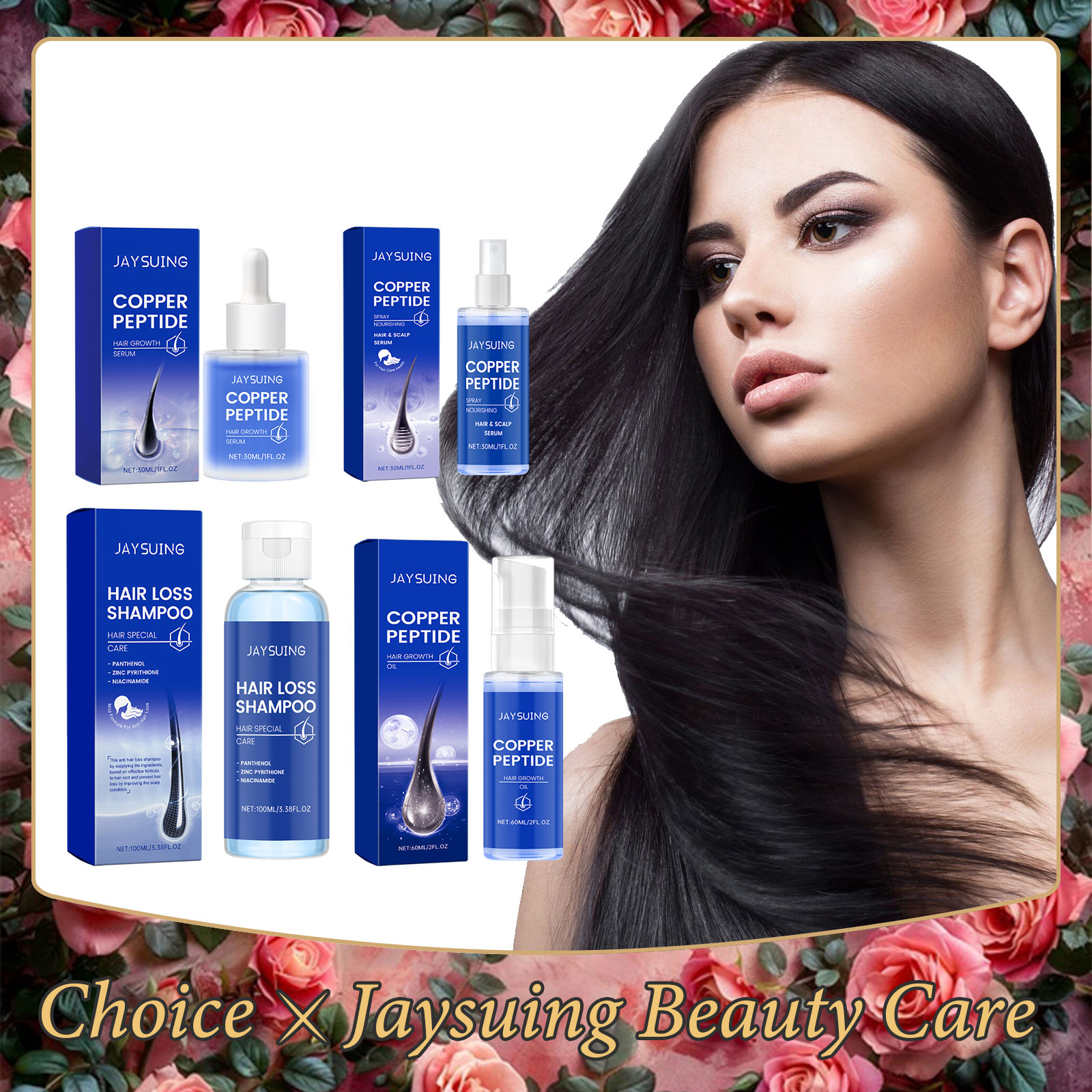 Copper Peptide Shampoo Hair Gr - Hair Care Essence Oil Spray reseña y precio