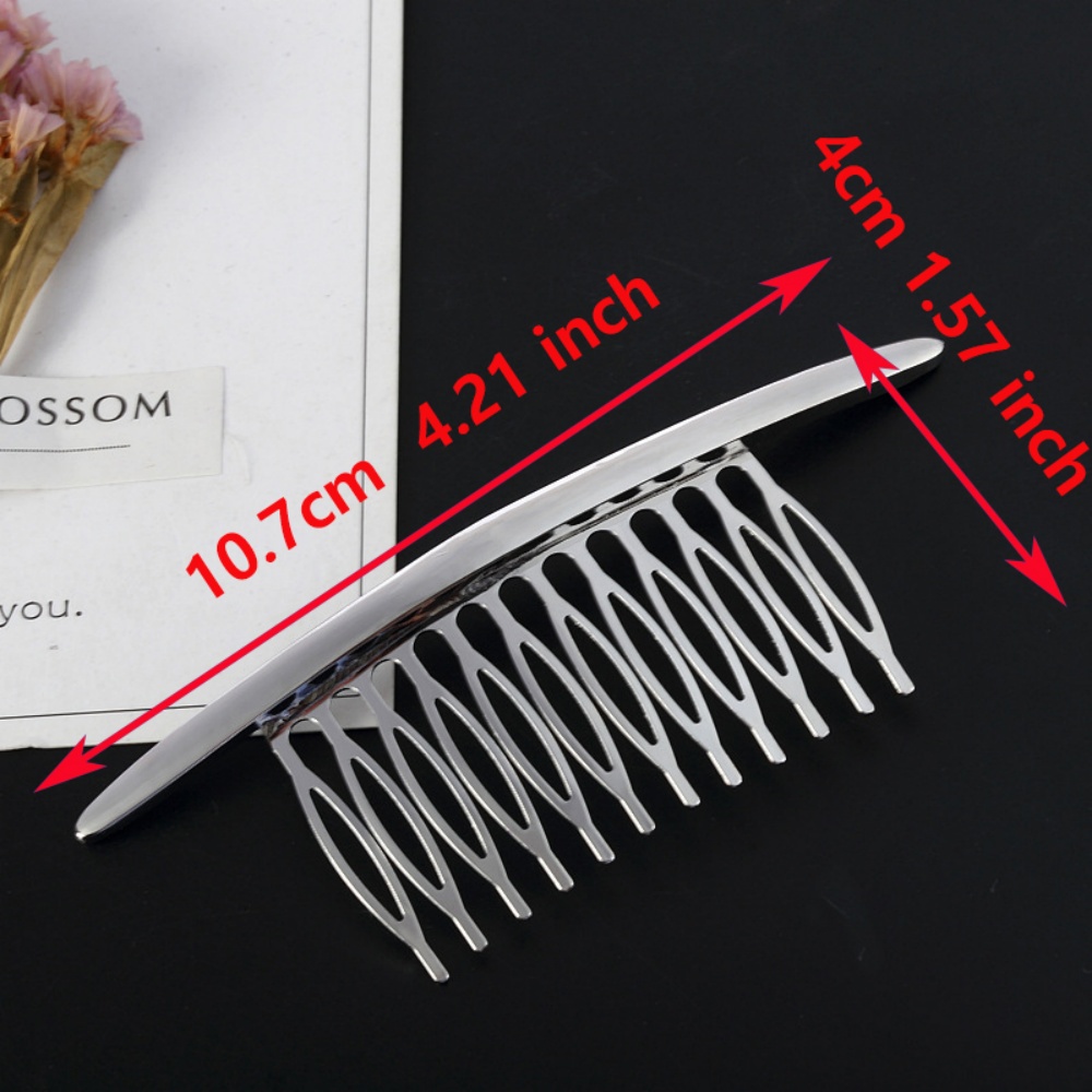 Elegant Metal Hair Combs For W - Hair Care Japanese reseña y precio