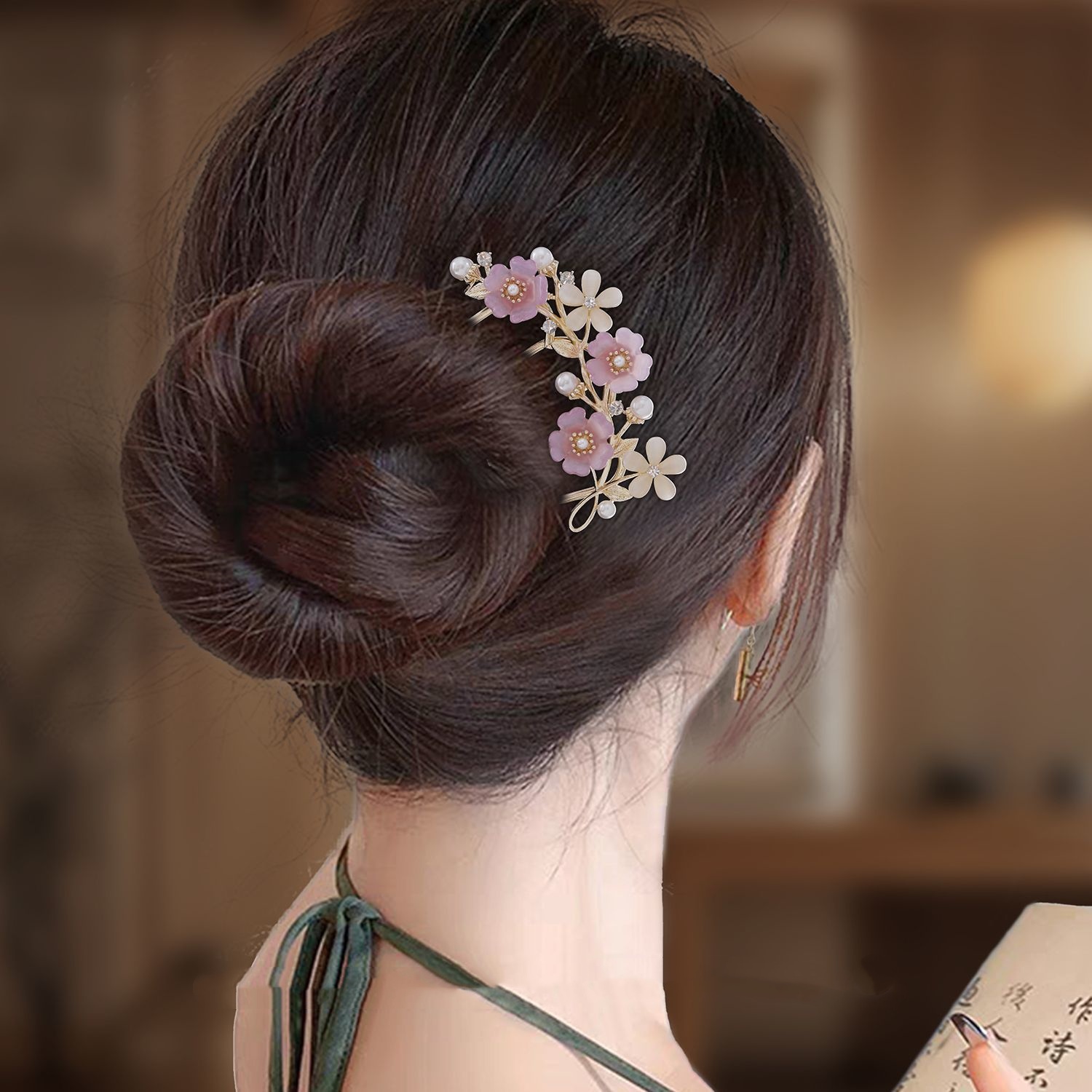 High-End Rhinestone Hair Styli - Hair Care Japanese reseña y precio