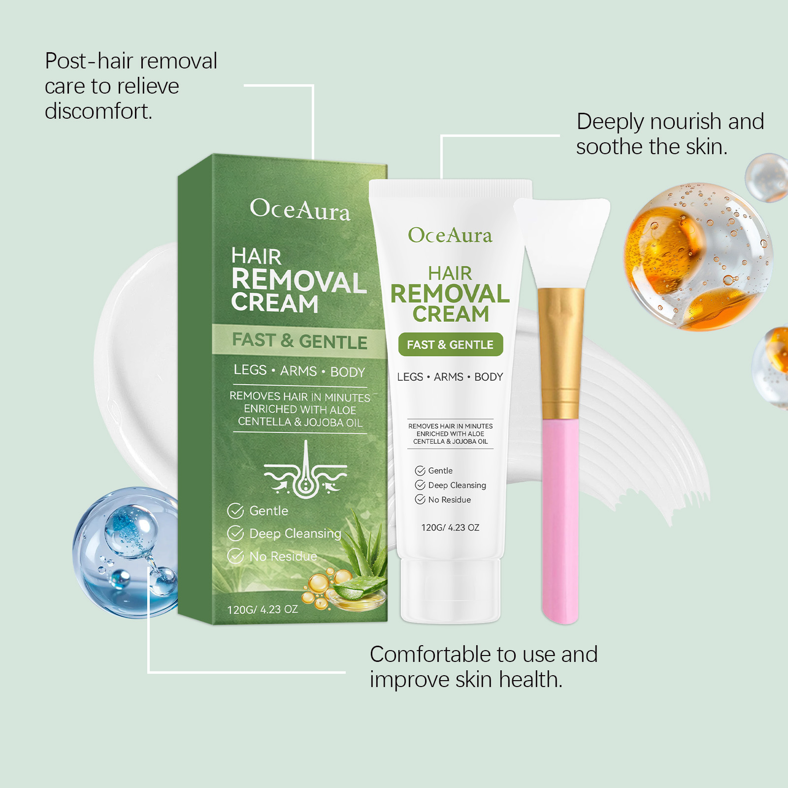 OceAura 1set Aloe Vera Gentle  - Hair Care With Aloe Vera reseña y precio