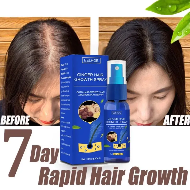 Ginger Hair Growth Serum Spray - Hair Care Essence Oil Spray reseña y precio