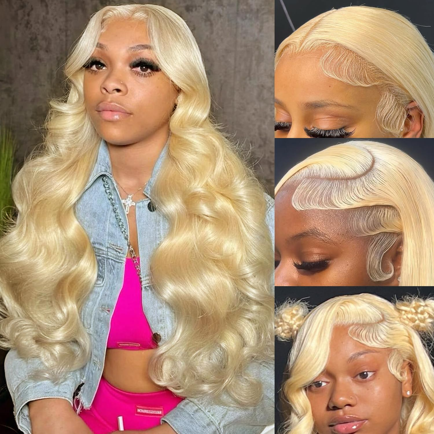 613 Honey Blonde 13x6 Lace Fro - Lace Front Wig reseña y precio