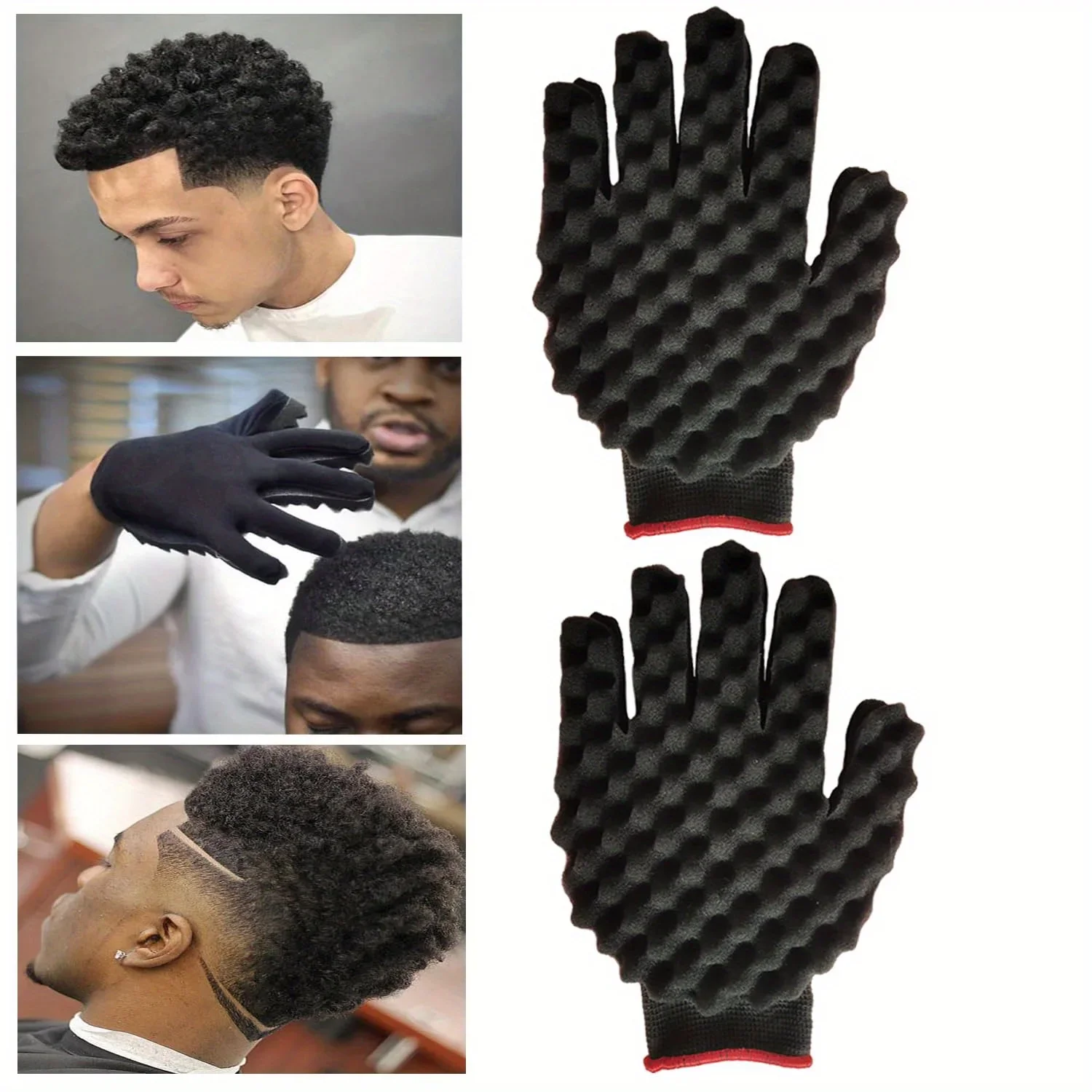 1PcNonslip Sponge Gloves Curli - Twist Sponge Coil reseña y precio