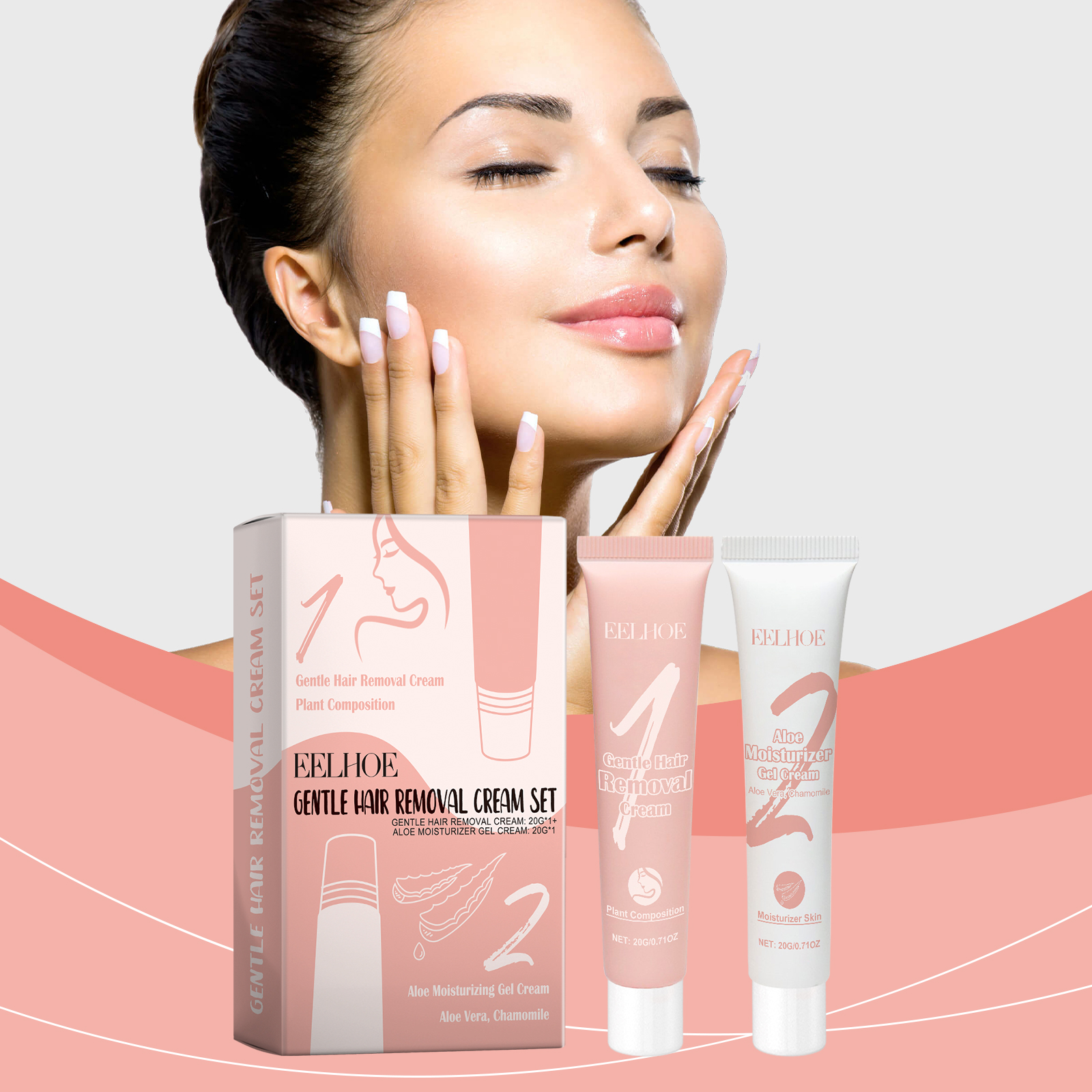 EELHOE Hair Removal Cream for  - Hair Care With Aloe Vera reseña y precio