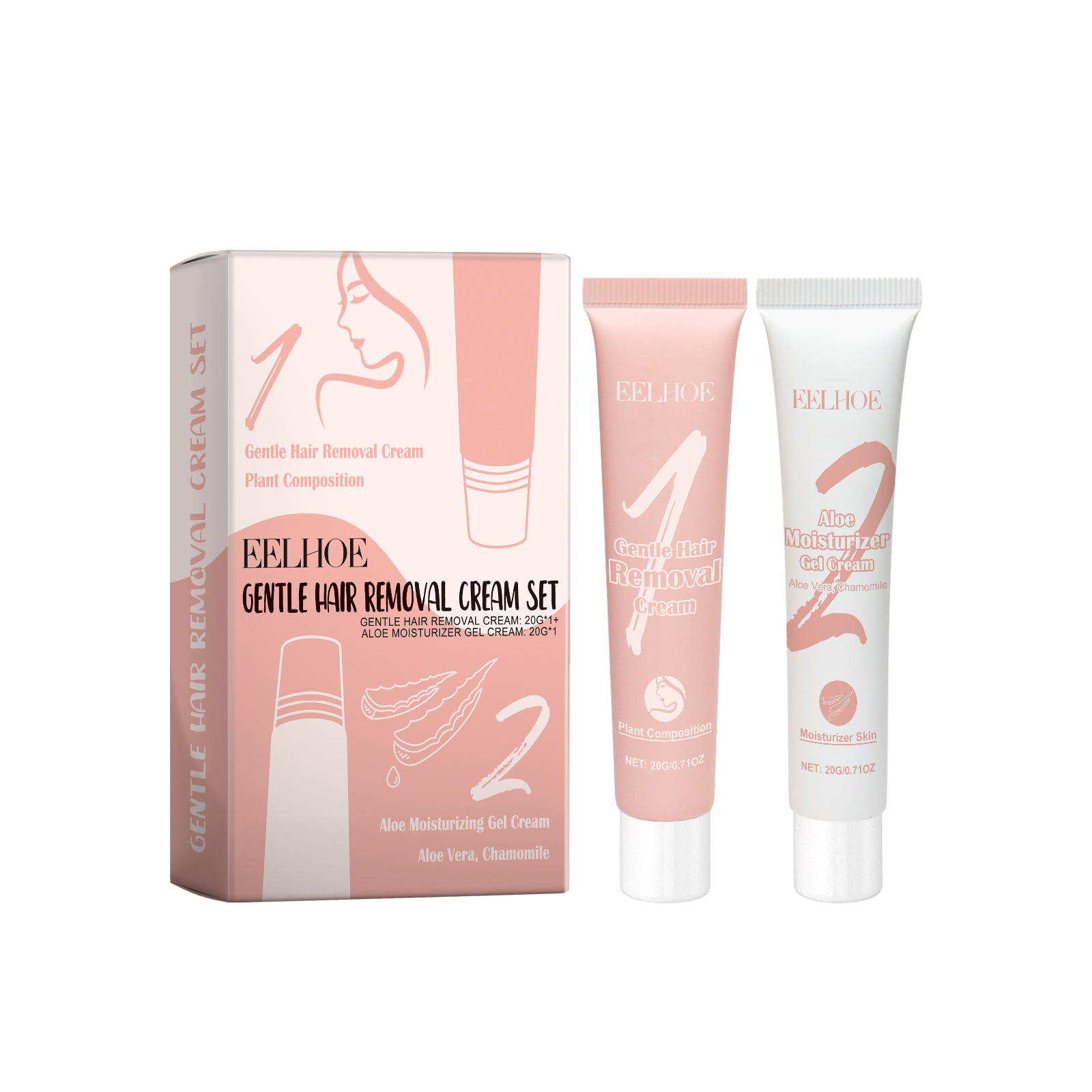 EELHOE Hair Removal Cream for  - Hair Care With Aloe Vera reseña y precio