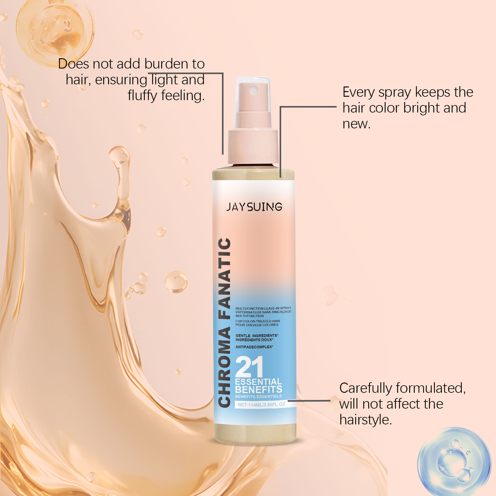 Moisturizing Spray for Hair Sc - Hair Care Essence Oil Spray reseña y precio