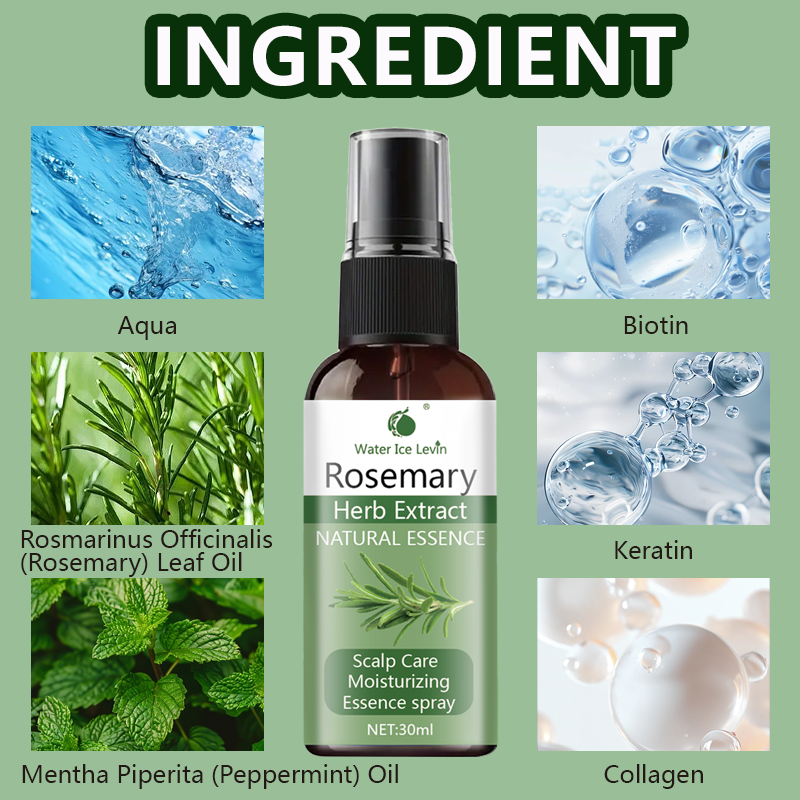 Winter Rosemary Scalp Spray -  - Hair Care Essence Oil Spray reseña y precio