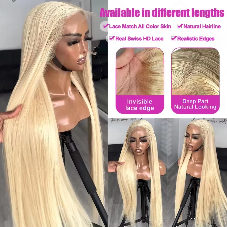 38 inch 613 Blonde 200% Densit - Lace Front Wig reseña y precio