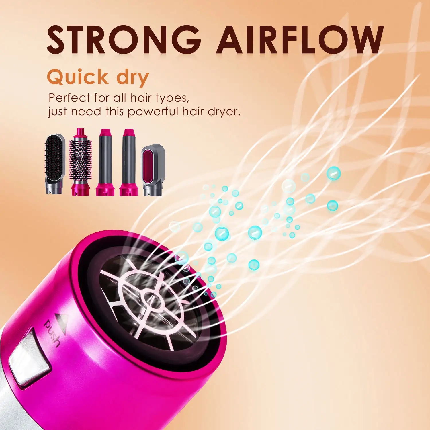 Hair Dryer 5-In-1 Electric Hai - Hair Care Japanese reseña y precio