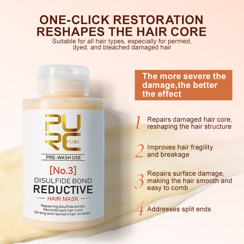 PURC Keratin Hair Mask Disulfi - Hair Care With Aloe Vera reseña y precio
