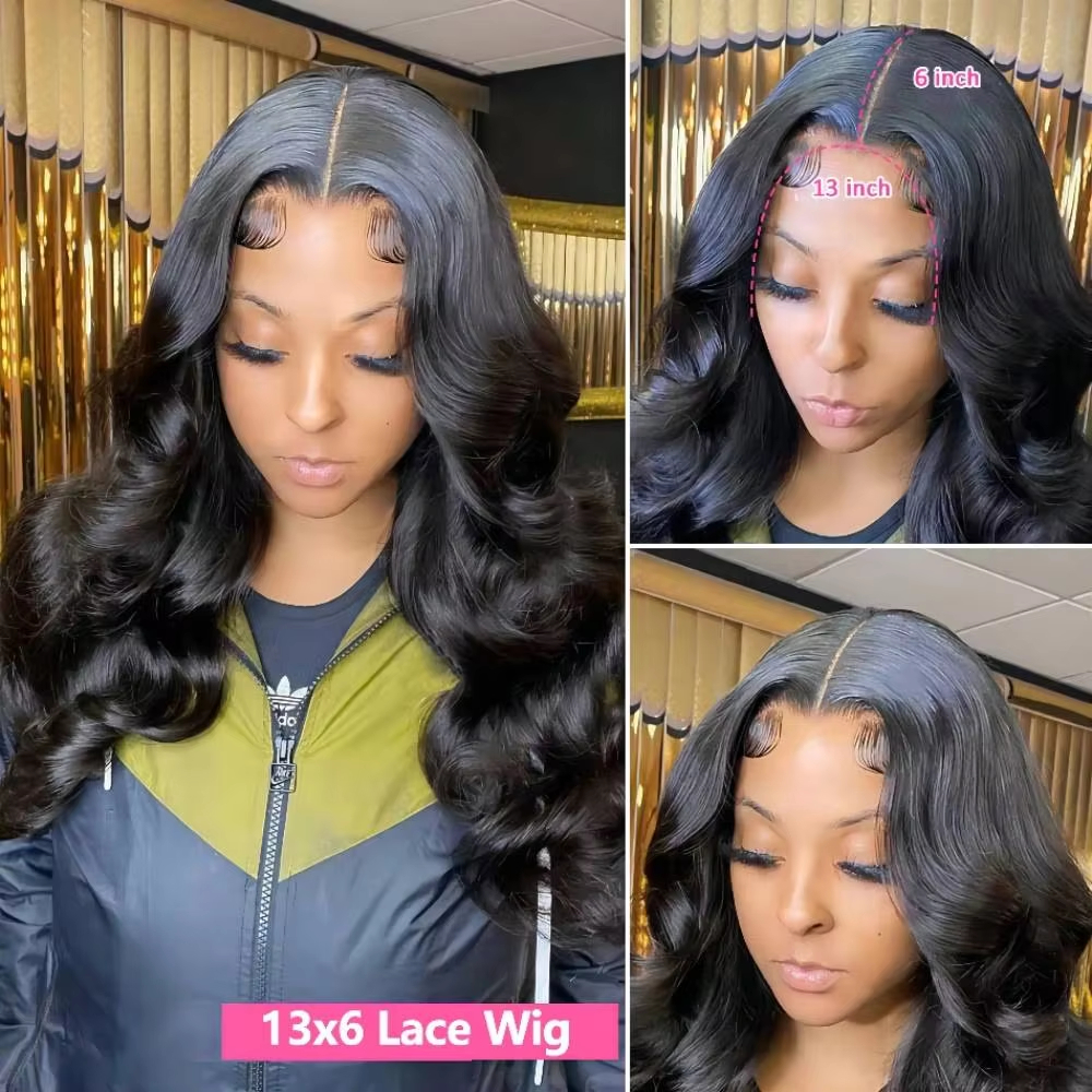 40 Inch Body Wave Human Hair F - Lace Front Wig reseña y precio