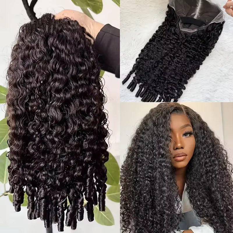 Burmese Curly Human Hair 13x6  - Lace Front Wig reseña y precio