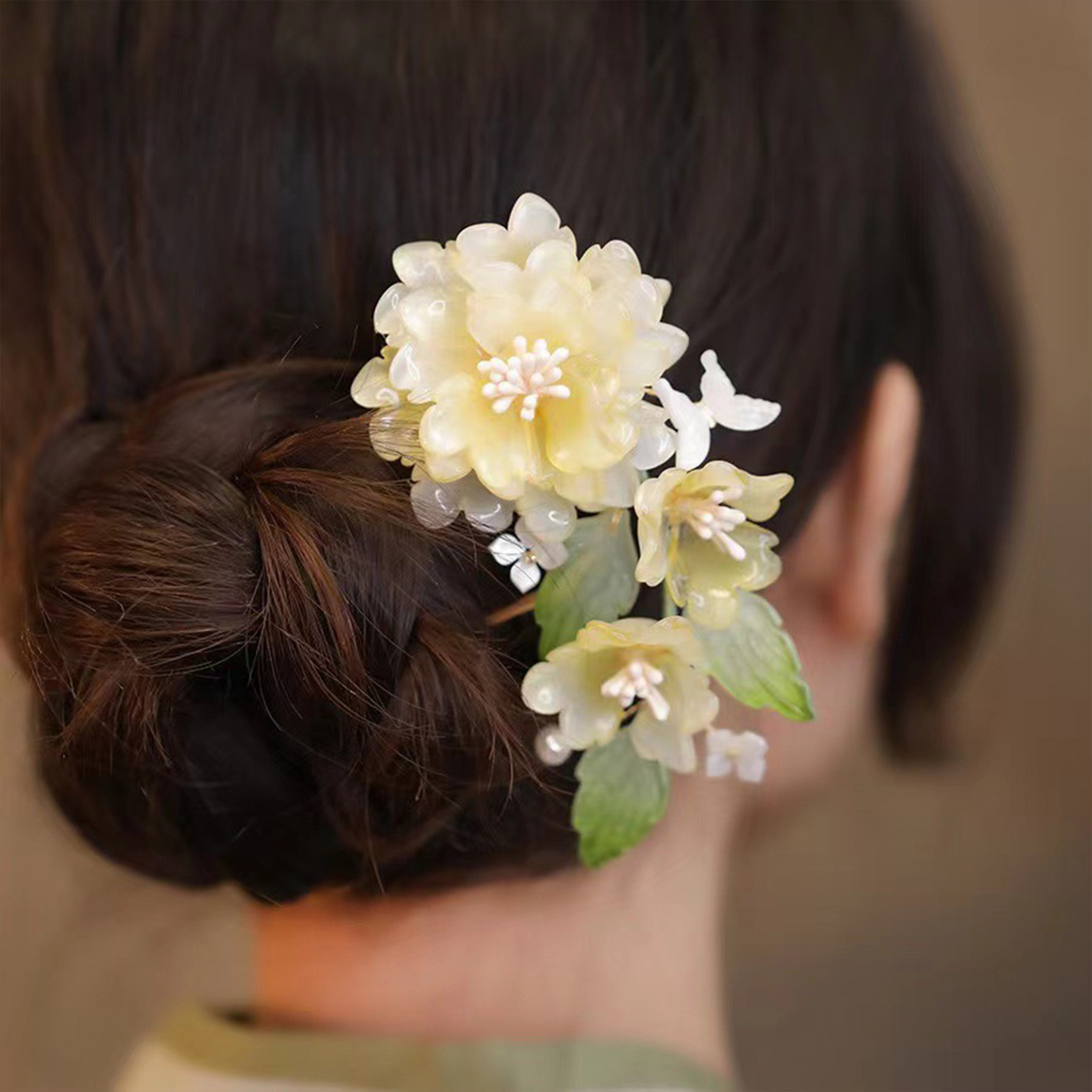 Flower U-shaped Hairpin Chines - Hair Care Japanese reseña y precio