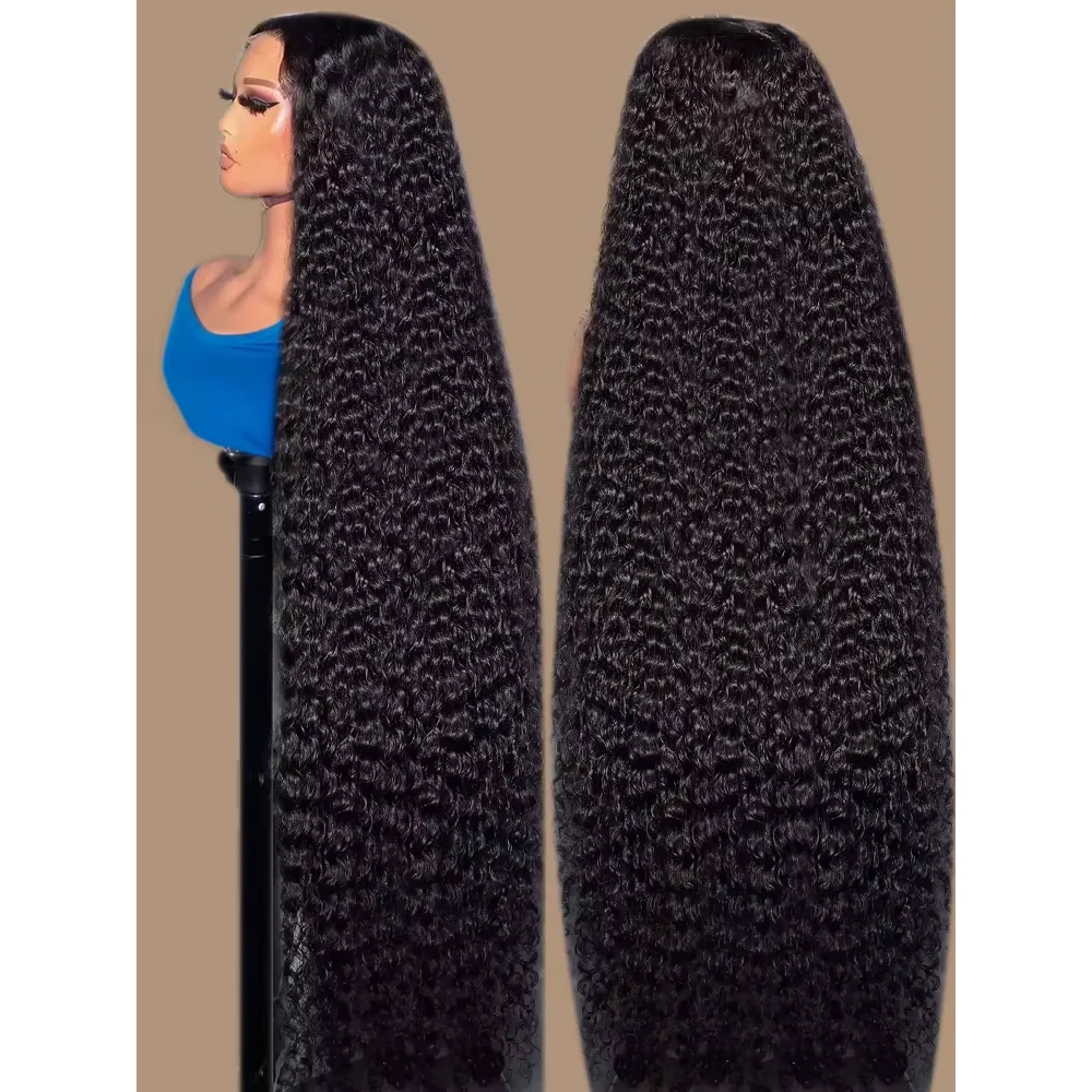 40 42 Inch HD 13x6 Jerry Curly - Lace Front Wig reseña y precio