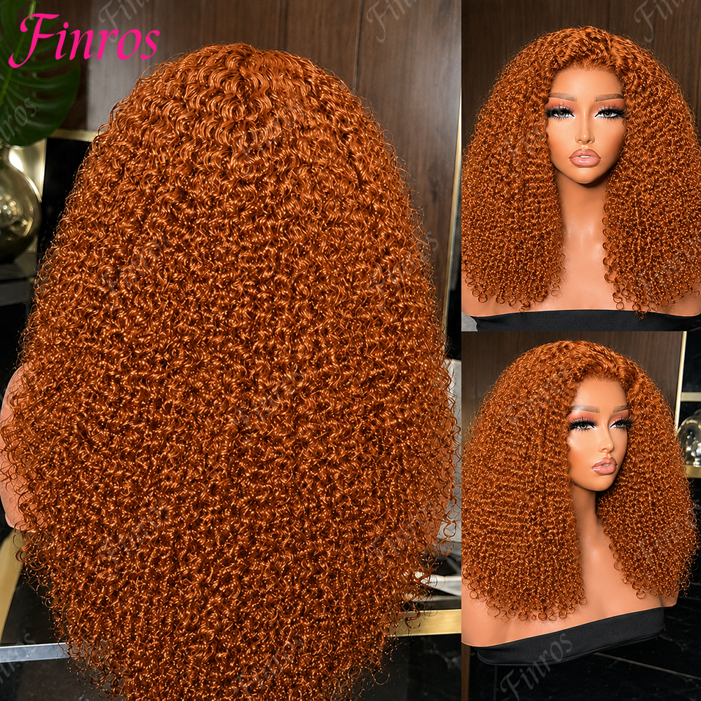 200% Density Ginger Orange Dee - Lace Front Wig reseña y precio