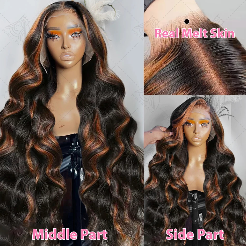 Ombre Highlight P1B/30 Body Wa - Lace Front Wig reseña y precio