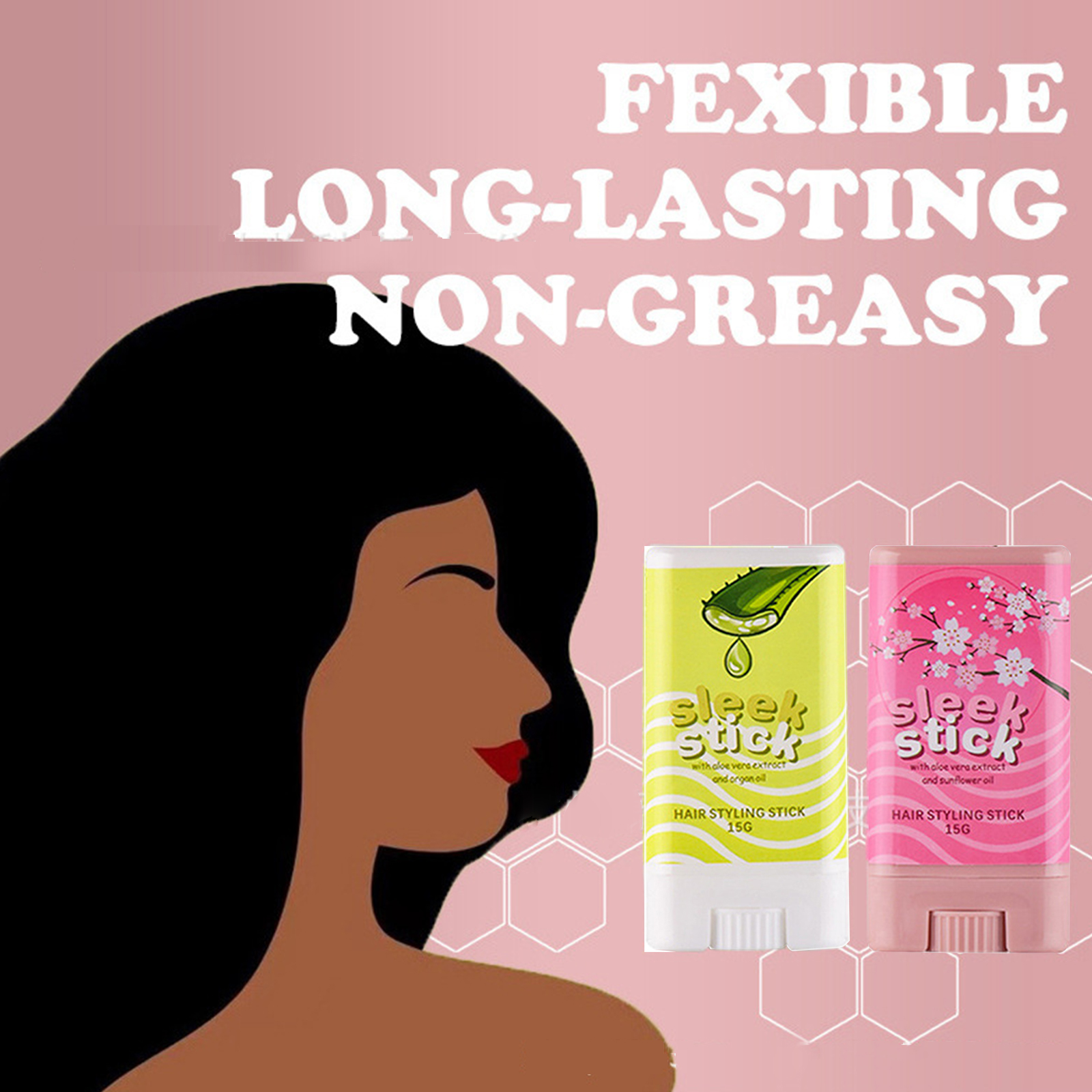 Hair Wax Styling Stick Hold Ha - Hair Care With Aloe Vera reseña y precio