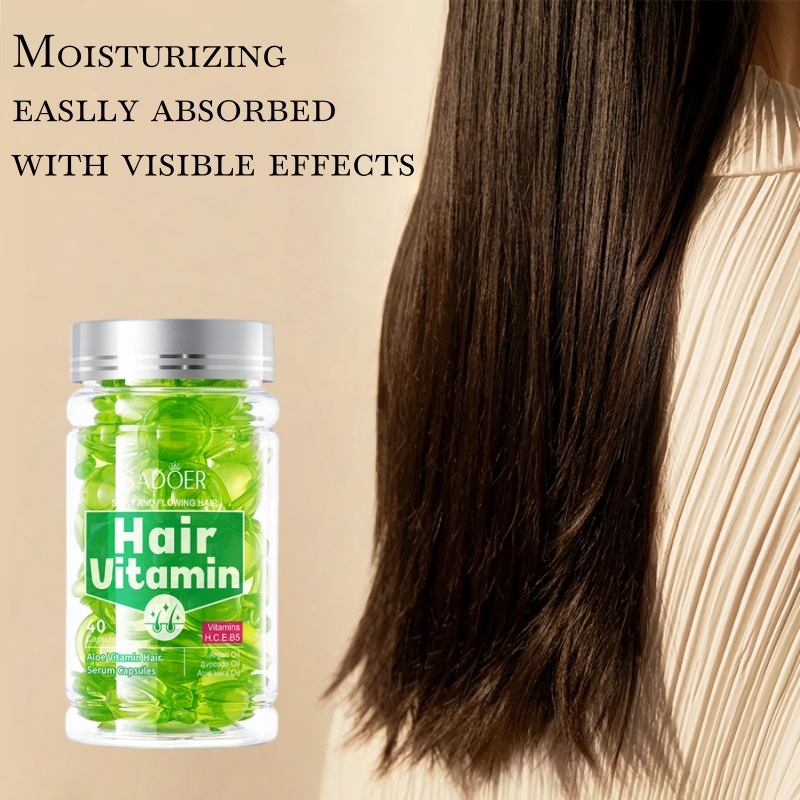 40Pcs Aloe Vera Vitamin Hair C - Hair Care With Aloe Vera reseña y precio