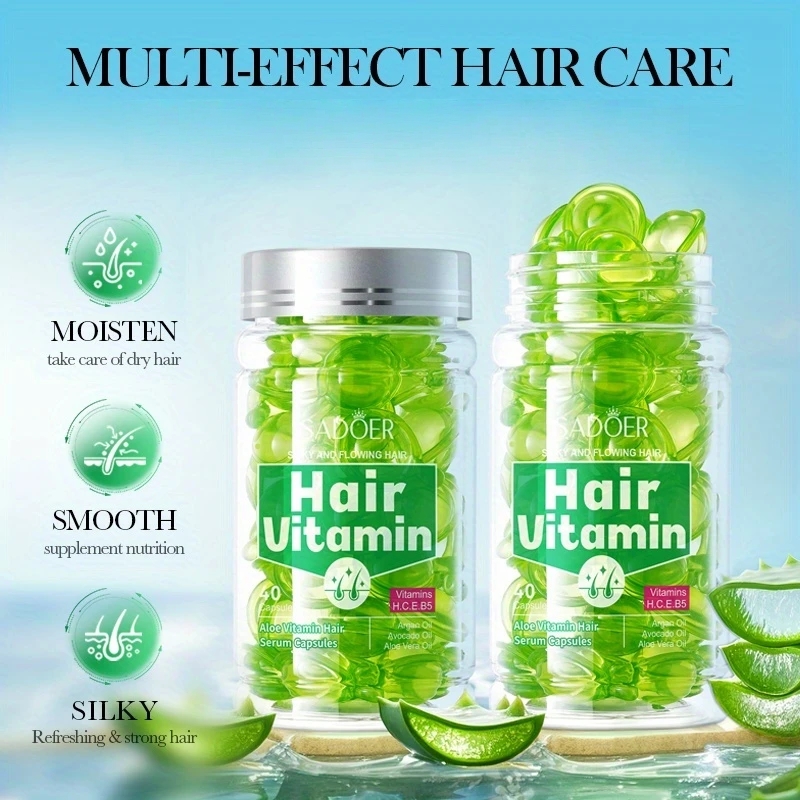 40Pcs Aloe Vera Vitamin Hair C - Hair Care With Aloe Vera reseña y precio