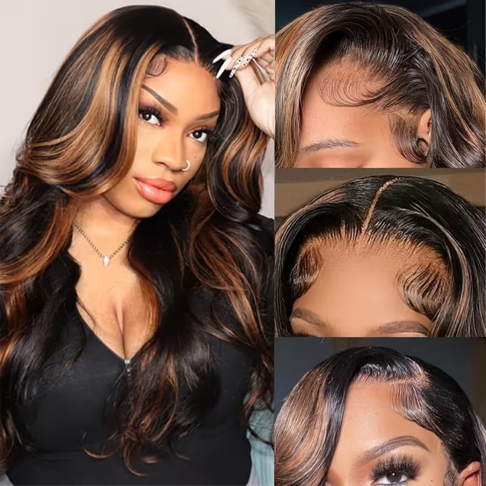 Body Wave Lace Front Wig Highl - Lace Front Wig reseña y precio