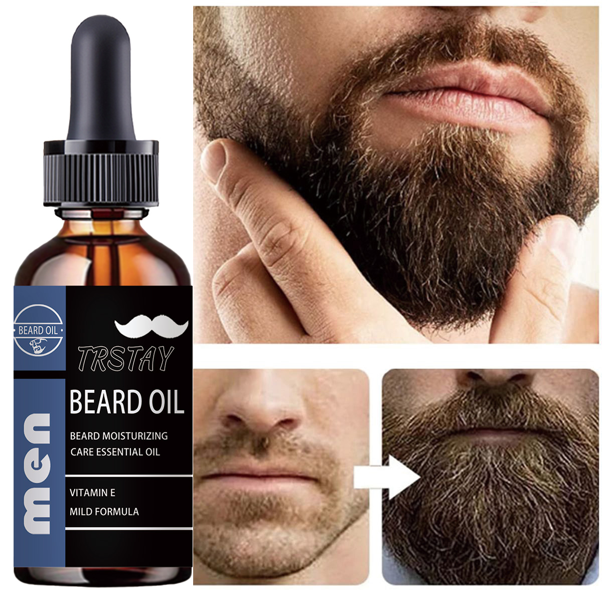 Natural Beard Growth Oil Organ - Hair Care Tonic reseña y precio