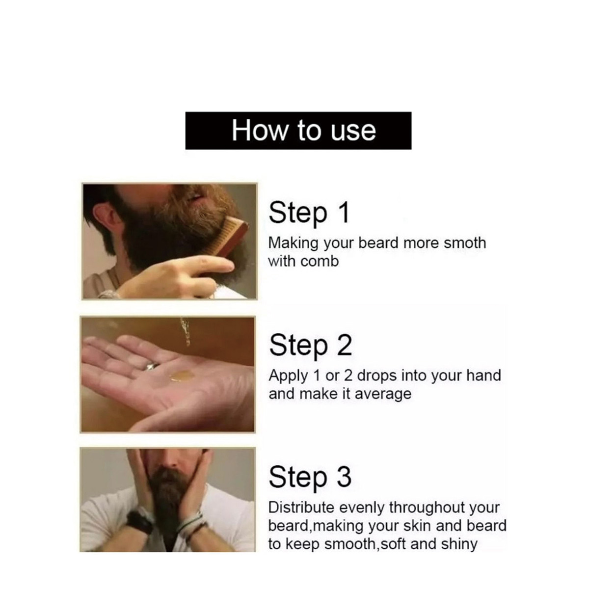 Natural Beard Growth Oil Organ - Hair Care Tonic reseña y precio