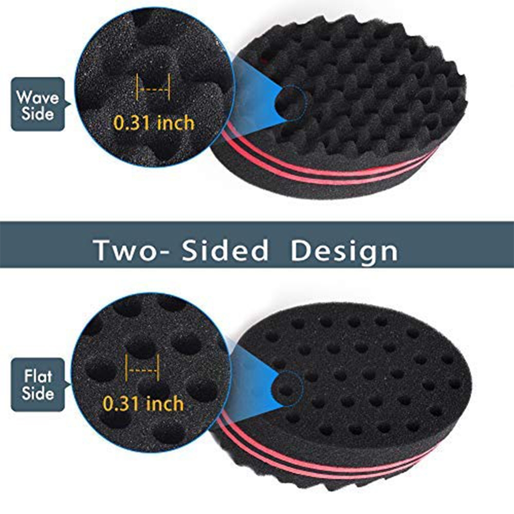 Oval Double Sided Hair Sponge  - Twist Sponge Coil reseña y precio