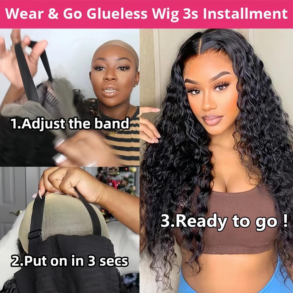 200 Density Water Wave Lace Fr - Lace Front Wig reseña y precio